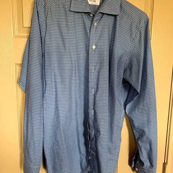Bundle of 3 Men's Eton button down shirts 17/34 - Picture 5 of 7